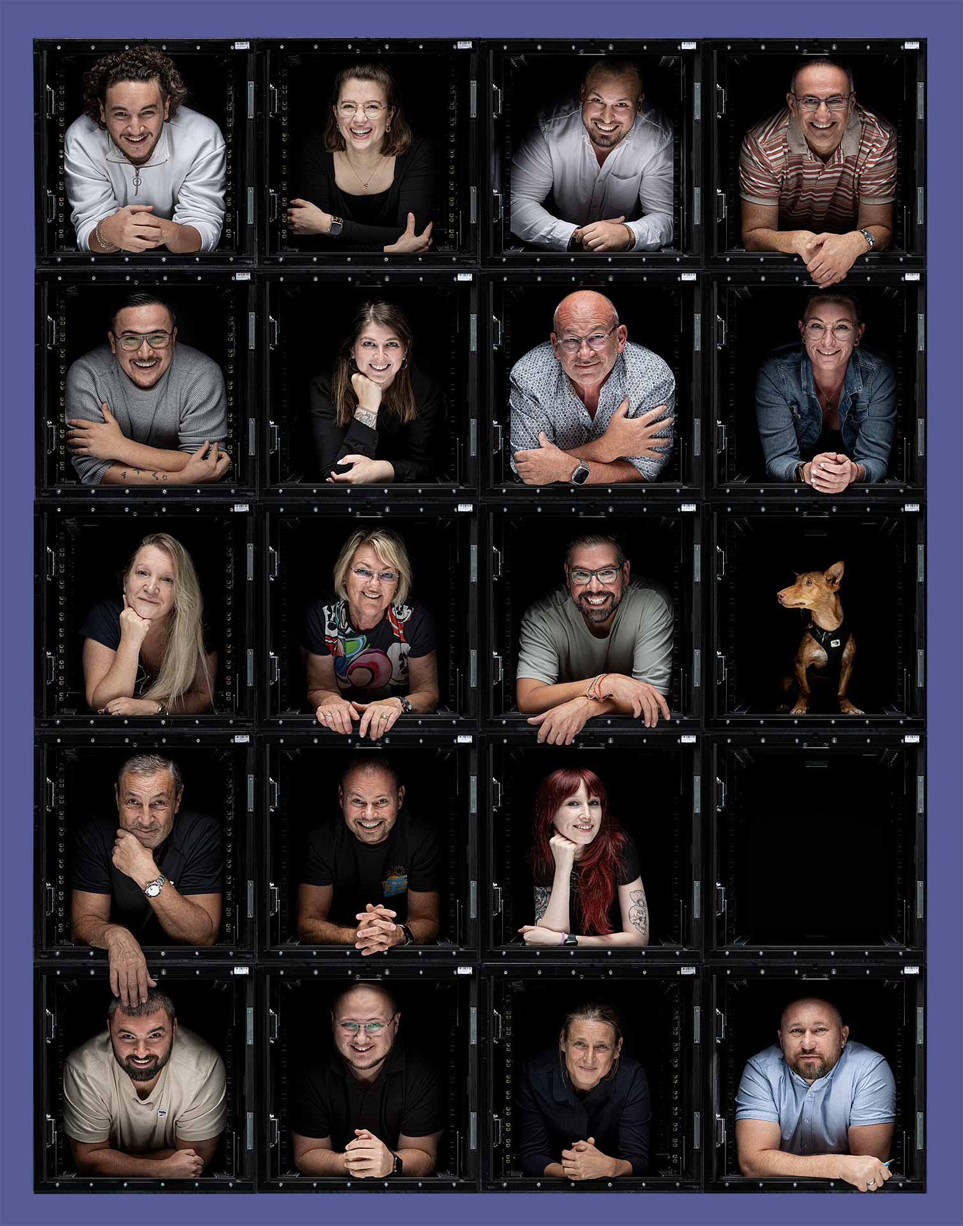 Mitarbeiter von Special Security Services in Case Rack